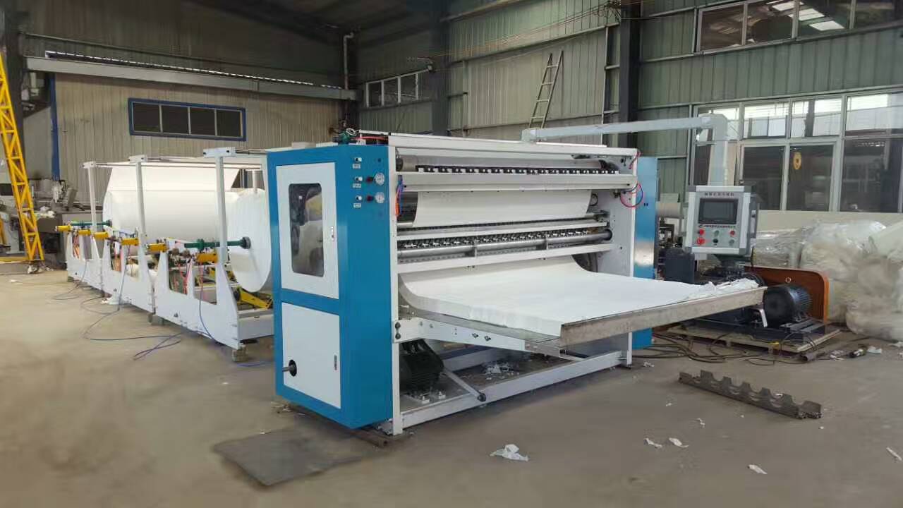 河南濮陽十排全自動抽紙機發(fā)貨