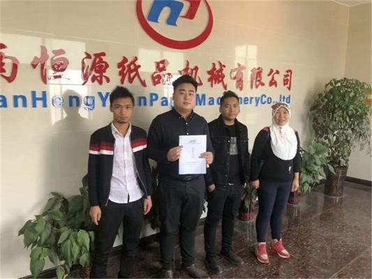 多家打聽(tīng)終落定，喜定恒源1880衛(wèi)生紙復(fù)卷機(jī)