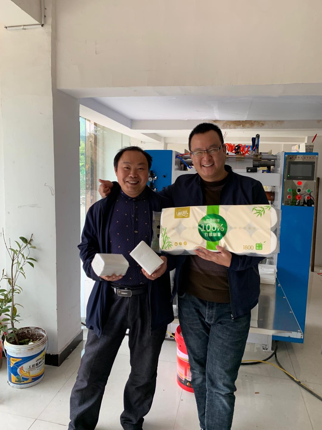 四川巴中老客戶抽紙機(jī)生產(chǎn)線安裝調(diào)試完